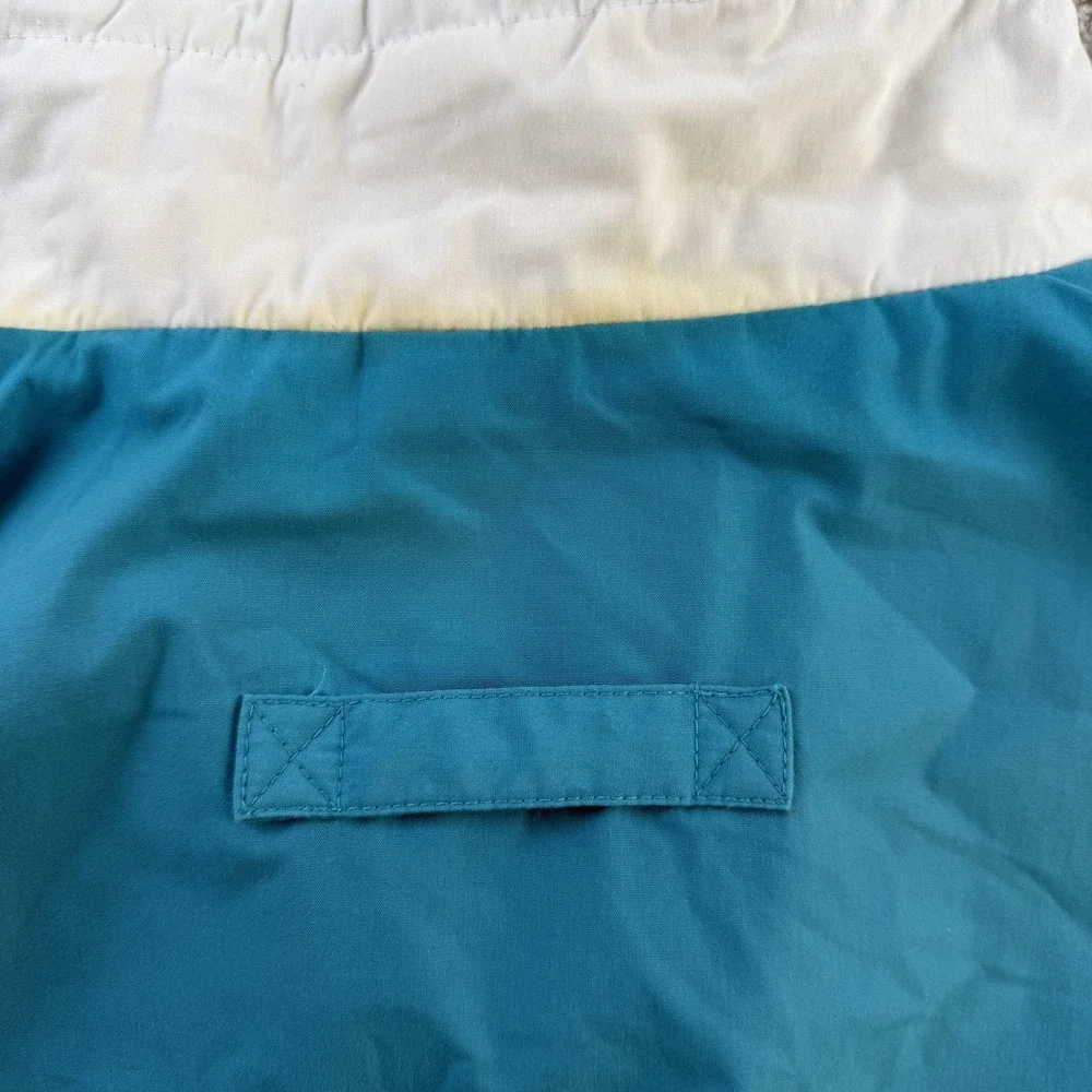 Vintage 90s Towncraft Jacket Mens XLT Blue Colorblock Windbreaker Lightweight